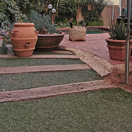 artificial grass installation