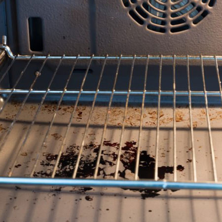 easy cleaning for ovens