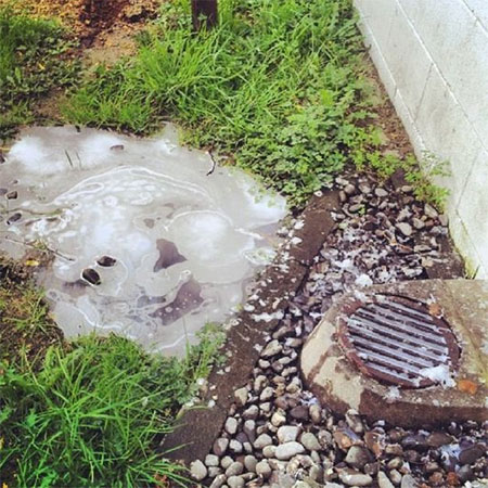 Outside gulleys are often neglected