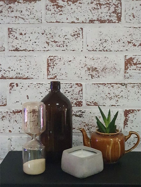 How to Cover Up a Brick Feature Wall