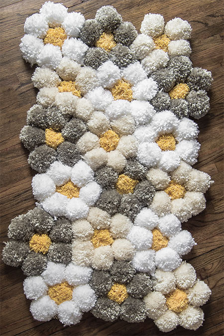 How To Make A Luxurious Pom-Pom Rug