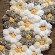 how to make soft and fluffy pompom rug