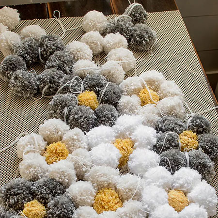How To Make A Luxurious Pom-Pom Rug