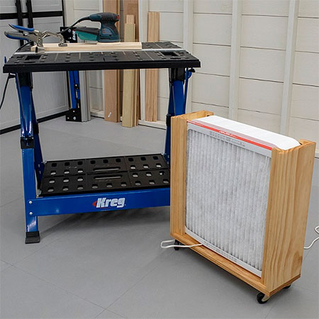 kreg make a diy air filter for workshop