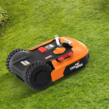 Cutting-edge technology lets the Landroid mow uphill or downhill without any problems.