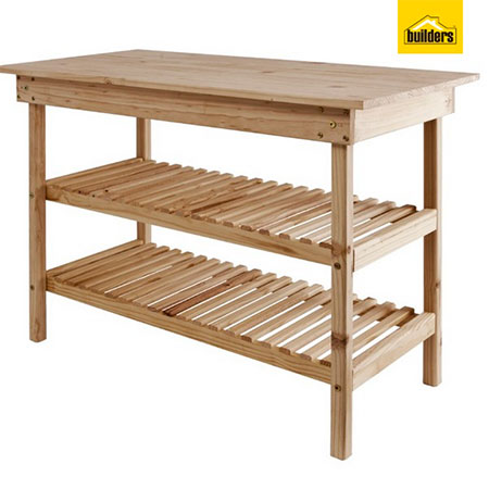 pine workshop bench