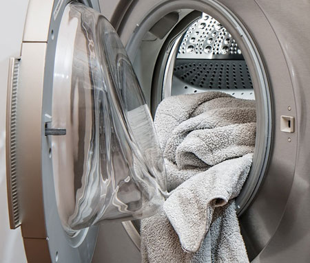 hard water stains and dulls fabrics