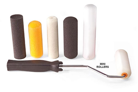 paint doors with foam rollers