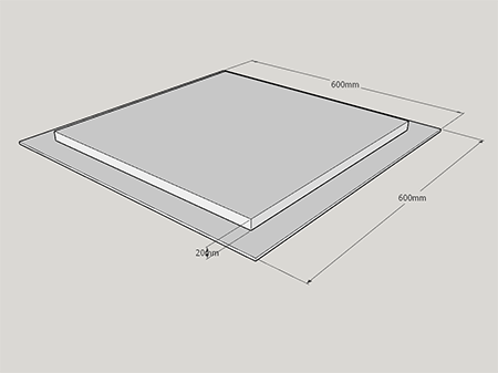 make frame for panel light