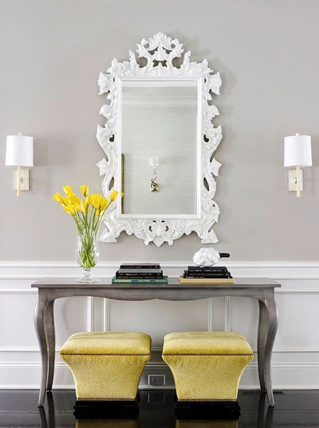 fresh flowers for entrance hall