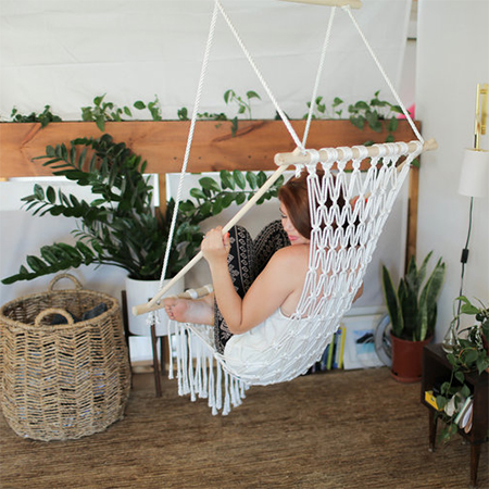 how to make hanging hammock chair