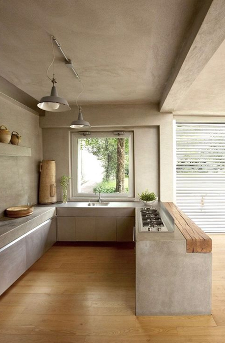 concrete kitchen design