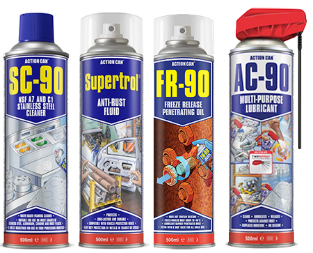 action can product range