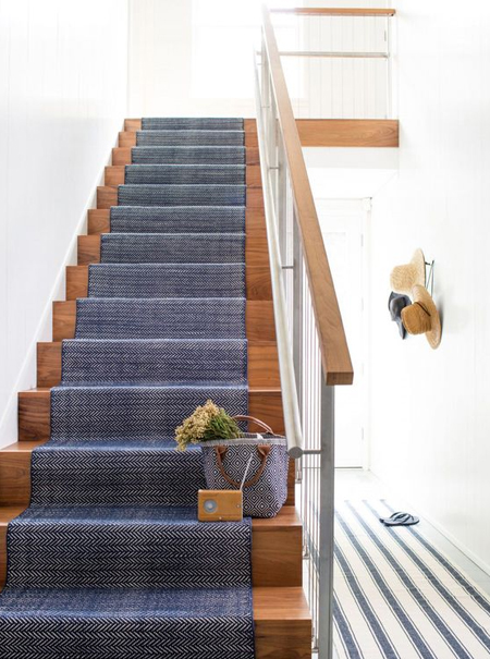 modern wood staircase