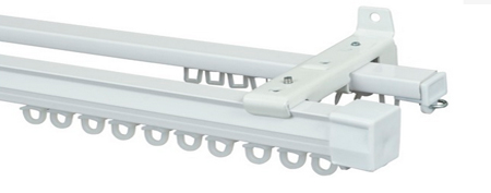 curtain rails or tracks