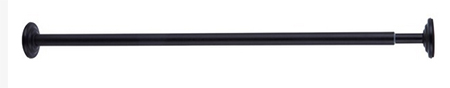 adjustable tension rod for window treatments