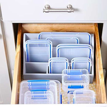 organise kitchen drawers