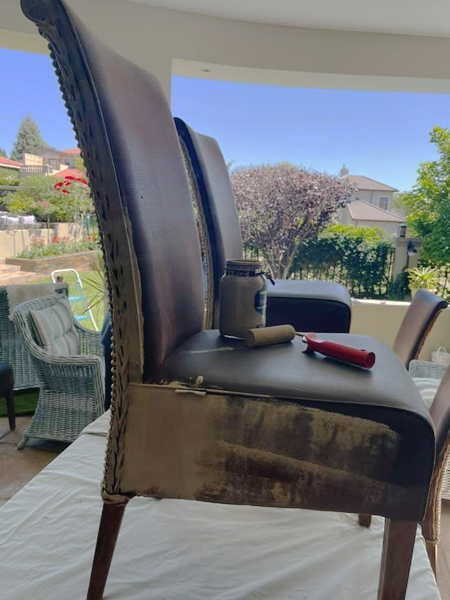 paint dining table and dining chairs with tjhoko paint