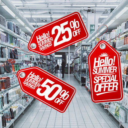 special prices on groceries