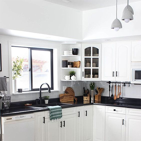 paint kitchen window frames