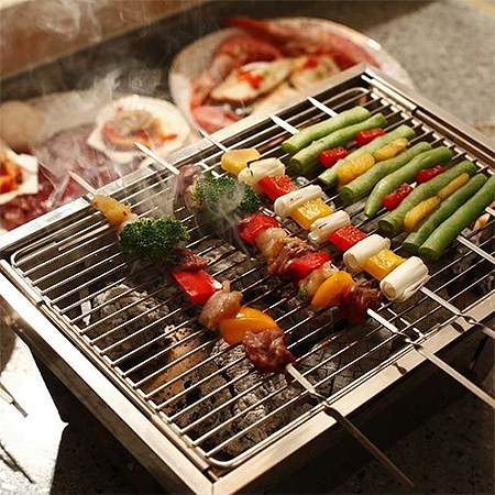 japanese hibachi grill for wine and dine