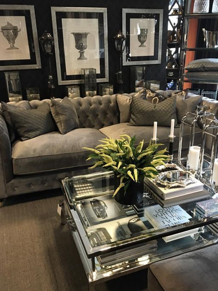add feminine touches to masculine interiors