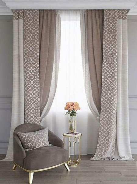 layered window treatment