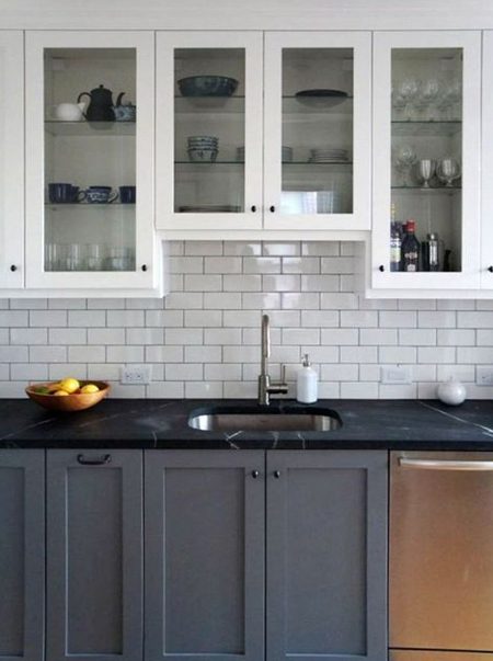 Black Or White Countertops Which Is, Black Countertops With What Color Cabinets