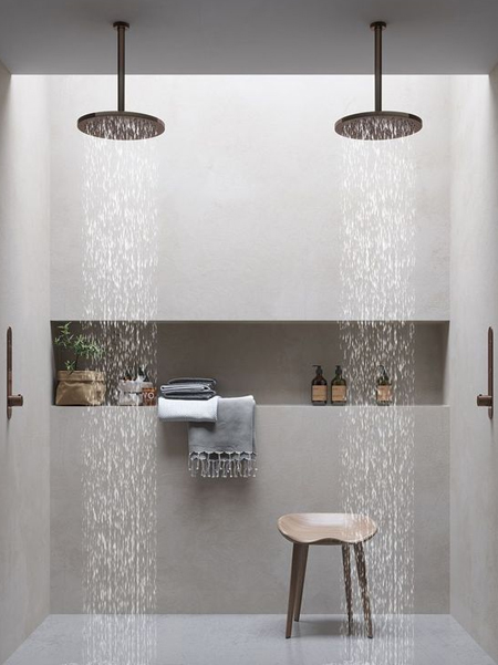 cement finish for wet room or shower