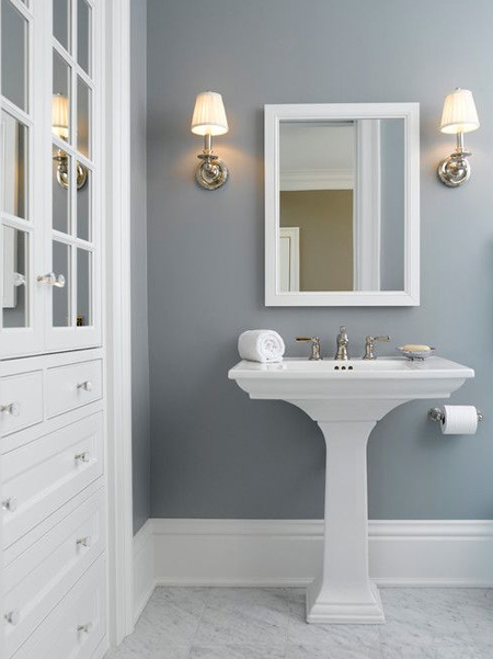paint colour options for bathroom