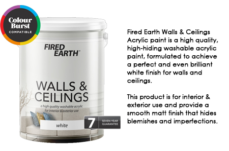 fired earth paint for ceilings