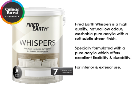 fired earth paint for interior and exterior walls