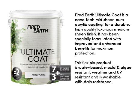 fired earth for interior walls and trim