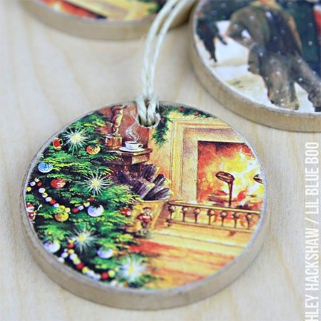 home made christmas tree ornaments