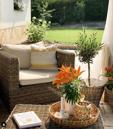 decorate with organic elements