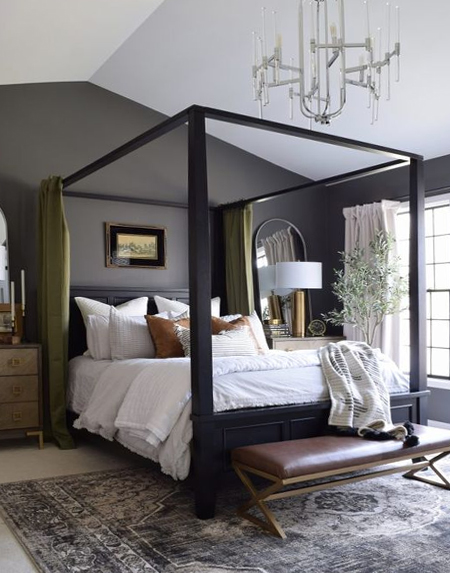need high ceiling for 4-post bed