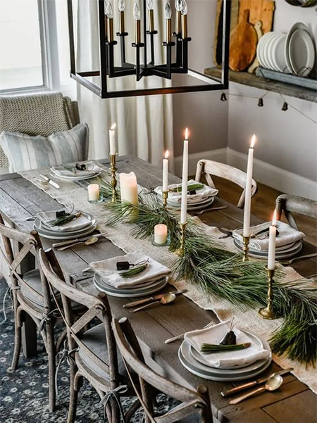 ideas to decorate festive holiday table
