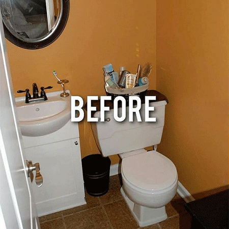 Give a Guest Toilet or Half-Bath A Makeover