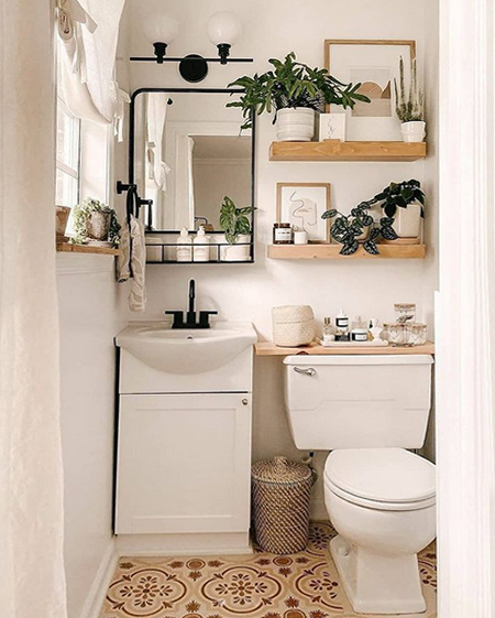 Give a Guest Toilet or Half-Bath A Makeover