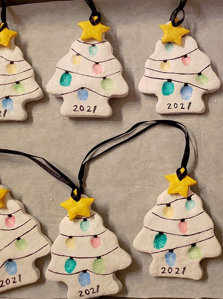 make salt dough christmas ornaments