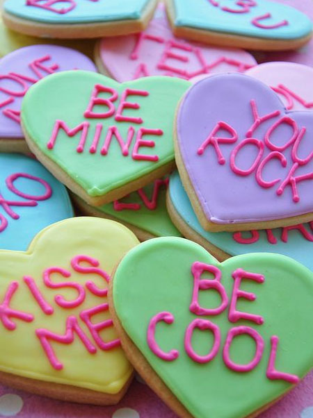 sugar biscuits for valentines day