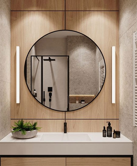 best lighting for bathroom mirror