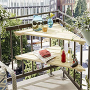 diy balcony shelf table