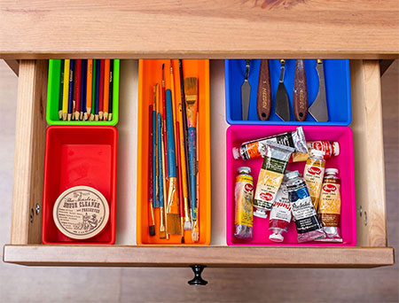 storage organiser solution for drawer