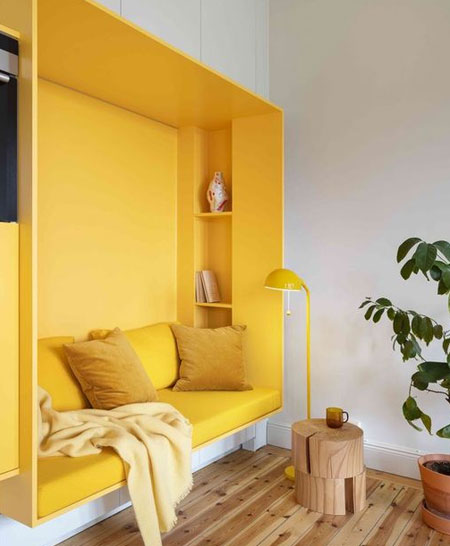 use colour to create dramatic feature with paint
