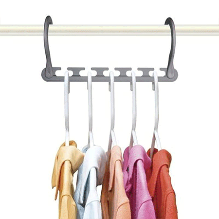 free up hanging space in closet