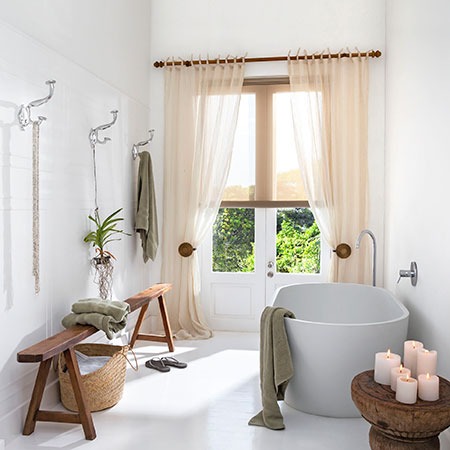 window treatments for bathroom