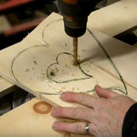 Make A Heart Frame For Valentine's Day