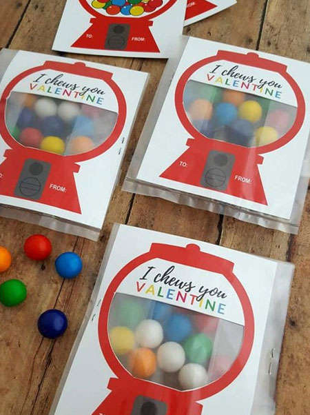 make gumball valentine gift