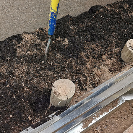 be careful where you dig